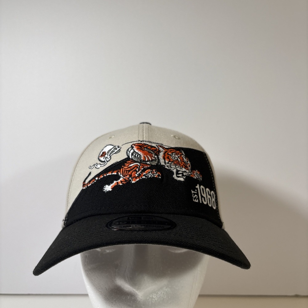New Era 39THIRTY Cincinnati Bengals Rewind Retro Logo NFL Hat NEW S/M